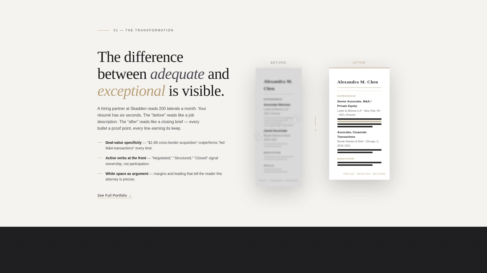 Lawyer Profile Professional Website Template
