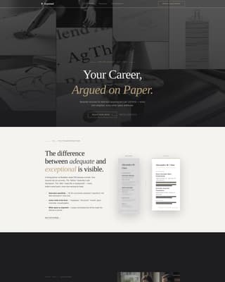 Lawyer Profile Professional Website Template