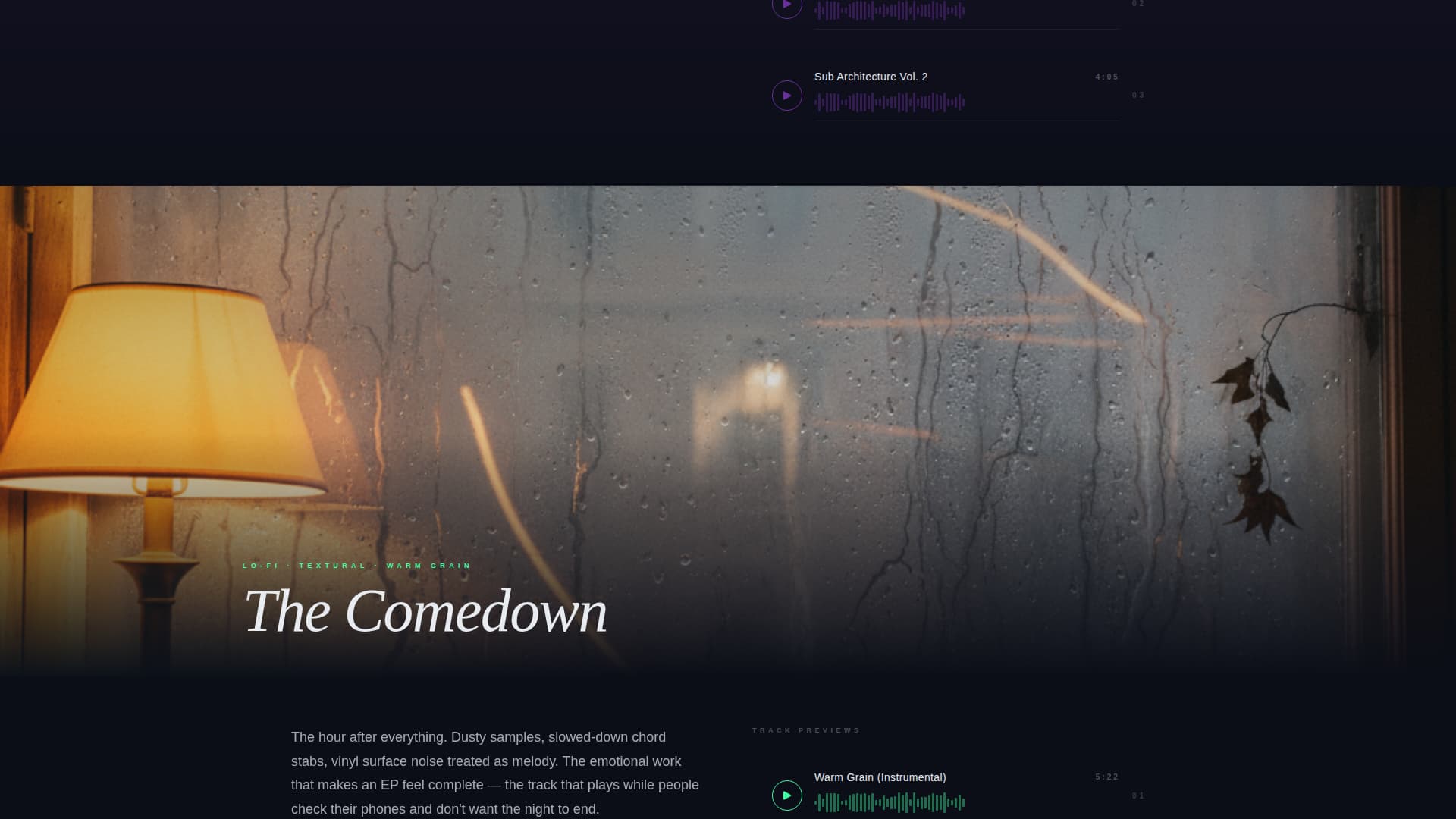 Beatsmith - Cinematic Music Producer Landing Page Template