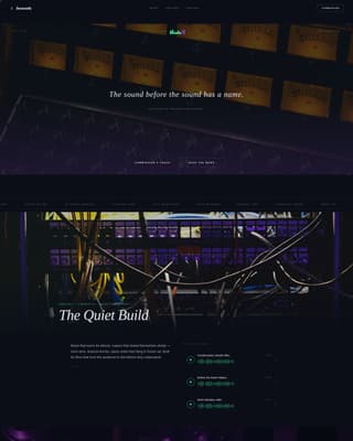 Beatsmith - Cinematic Music Producer Landing Page Template