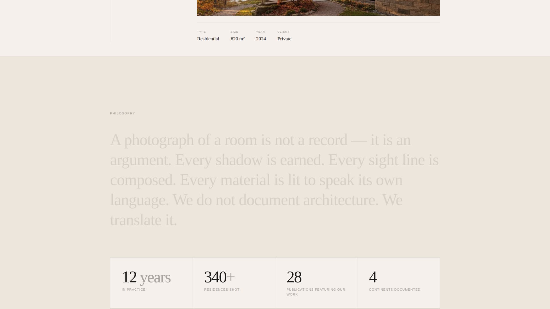 Estate - Refined Architecture Landing Page Template