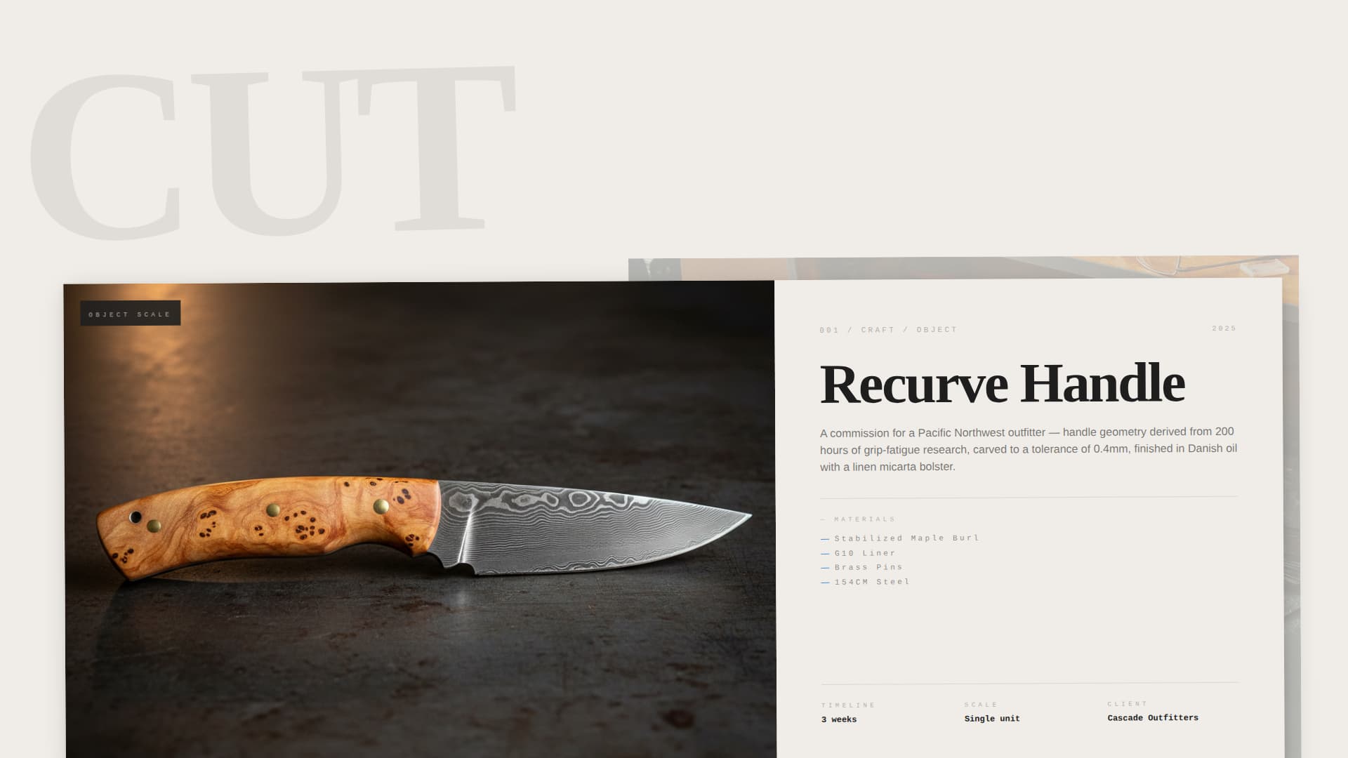 Advanced Side Project & Hobby Showcase Portfolio & Case Study Website Template