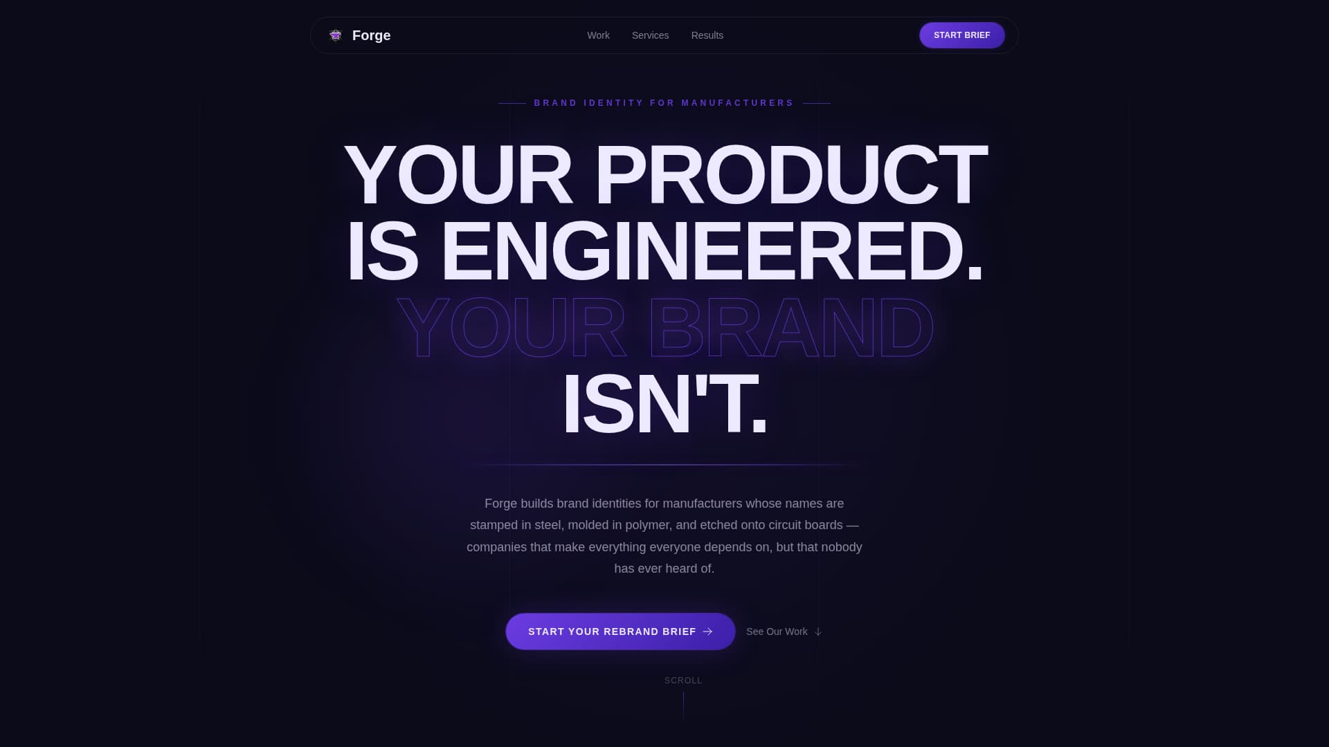 Manufacturing Marketing & Agency Portfolio Website Template