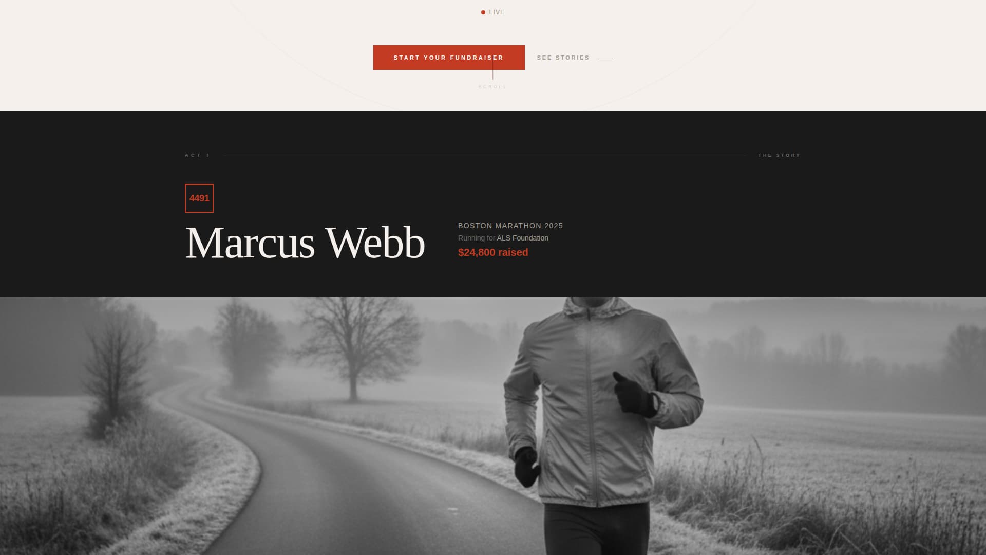 Charity & Fundraiser Profile Blog & Content Website Template