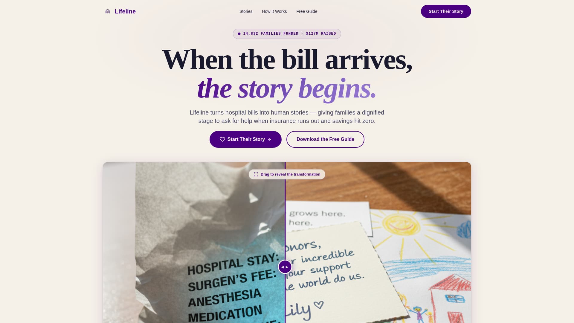 Expert Charity & Fundraiser Profile Professional Website Template