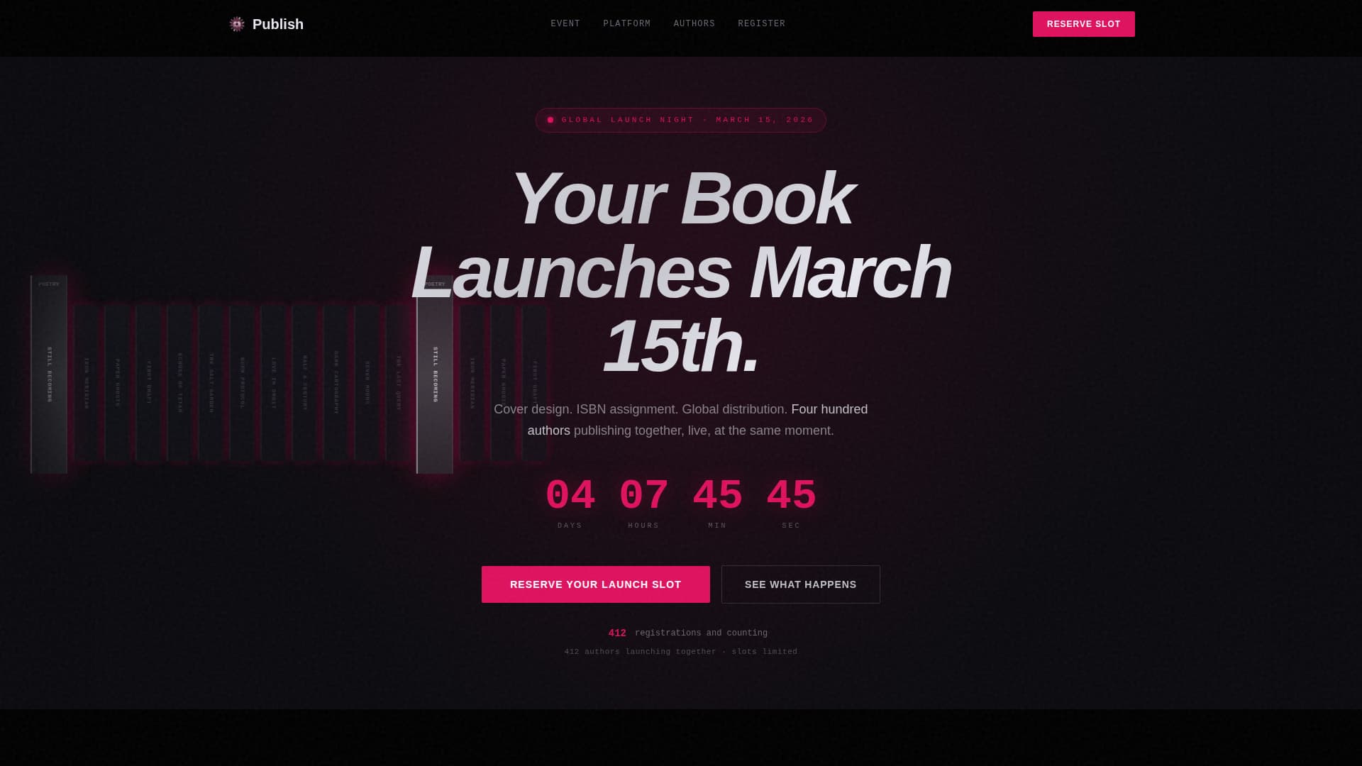 Expert Publishing & Book Industry Pre-Launch & Coming Soon Website Template