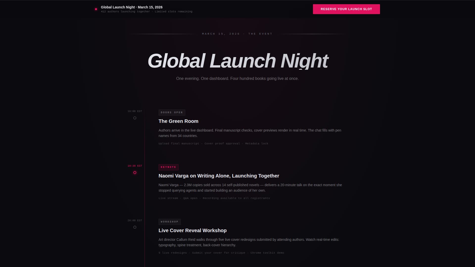 Expert Publishing & Book Industry Pre-Launch & Coming Soon Website Template