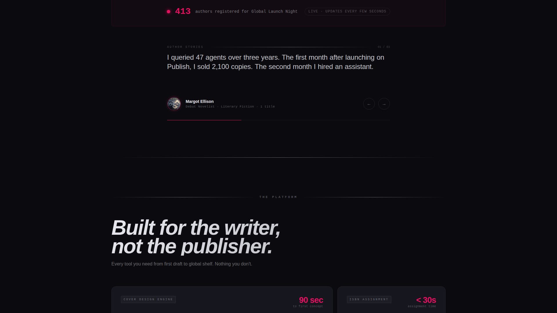 Expert Publishing & Book Industry Pre-Launch & Coming Soon Website Template