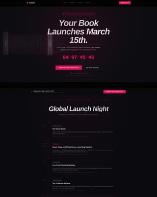 Expert Publishing & Book Industry Pre-Launch & Coming Soon Website Template