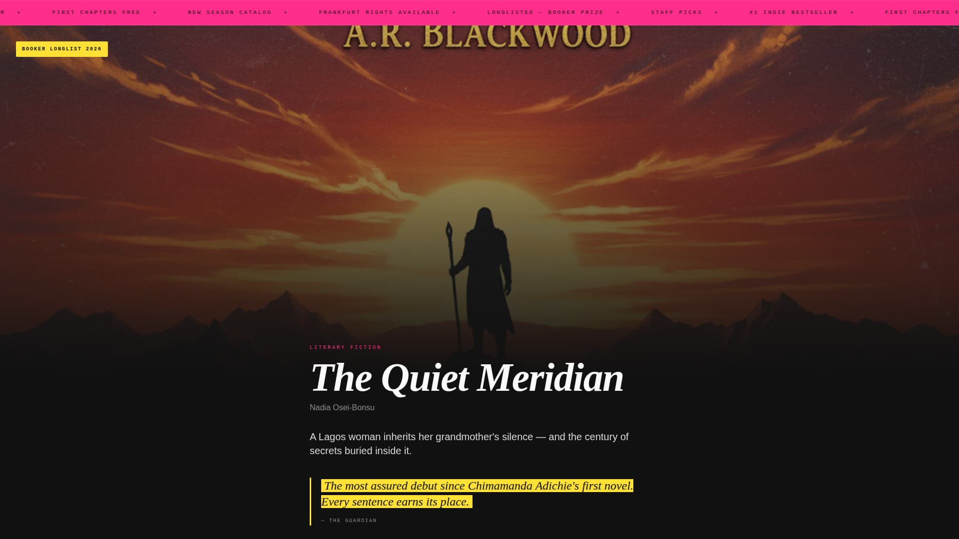 Publishing & Book Industry Professional Website Template