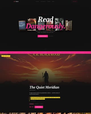 Publishing & Book Industry Professional Website Template