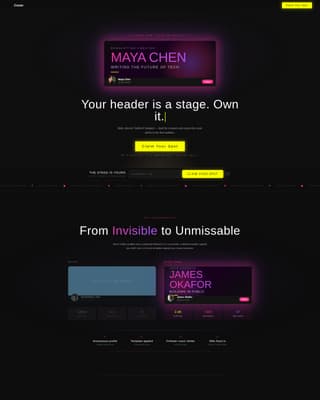 Cover - Bold Twitter X Landing Page Template