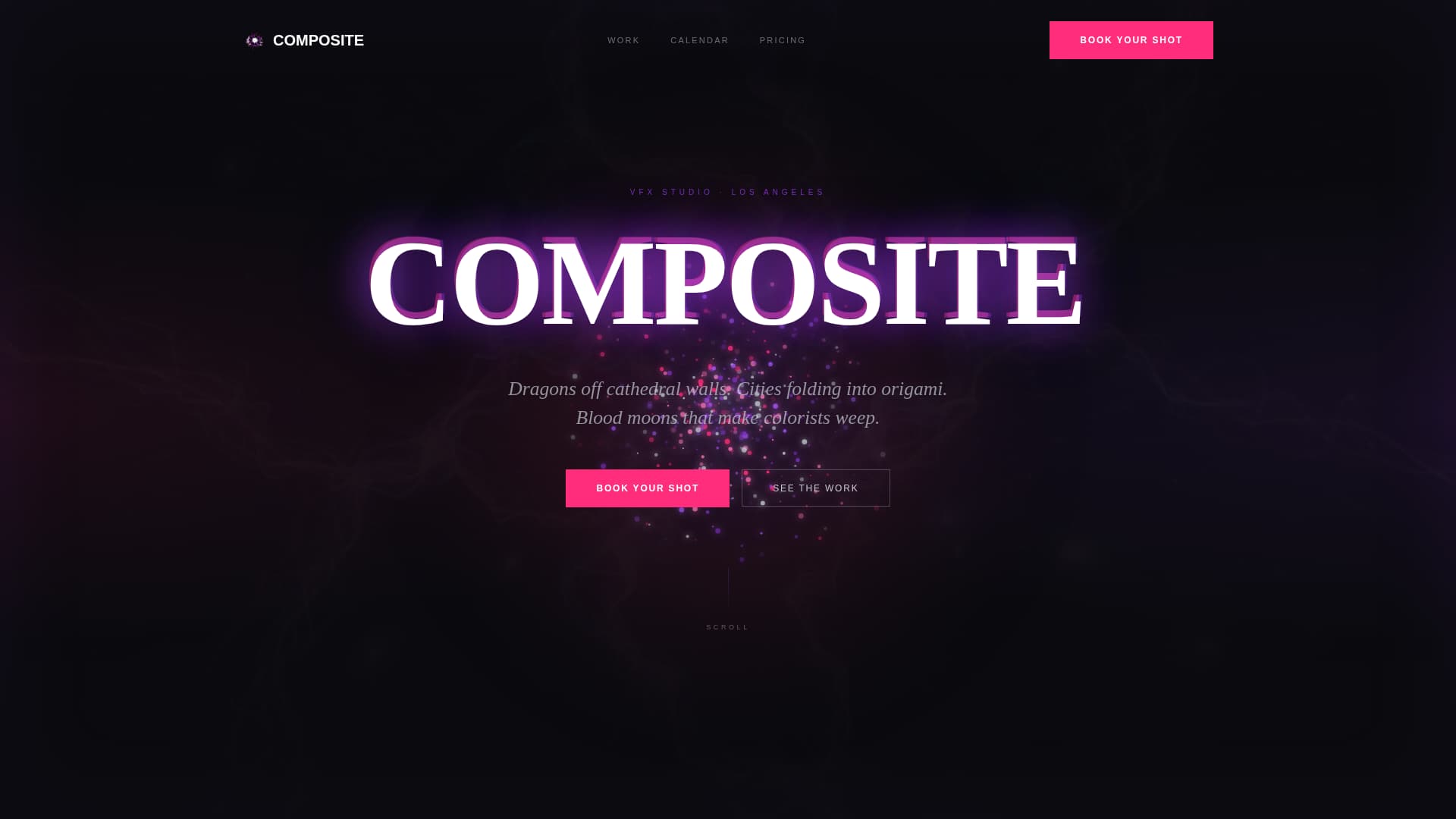 Film & Video Production Booking Website Template