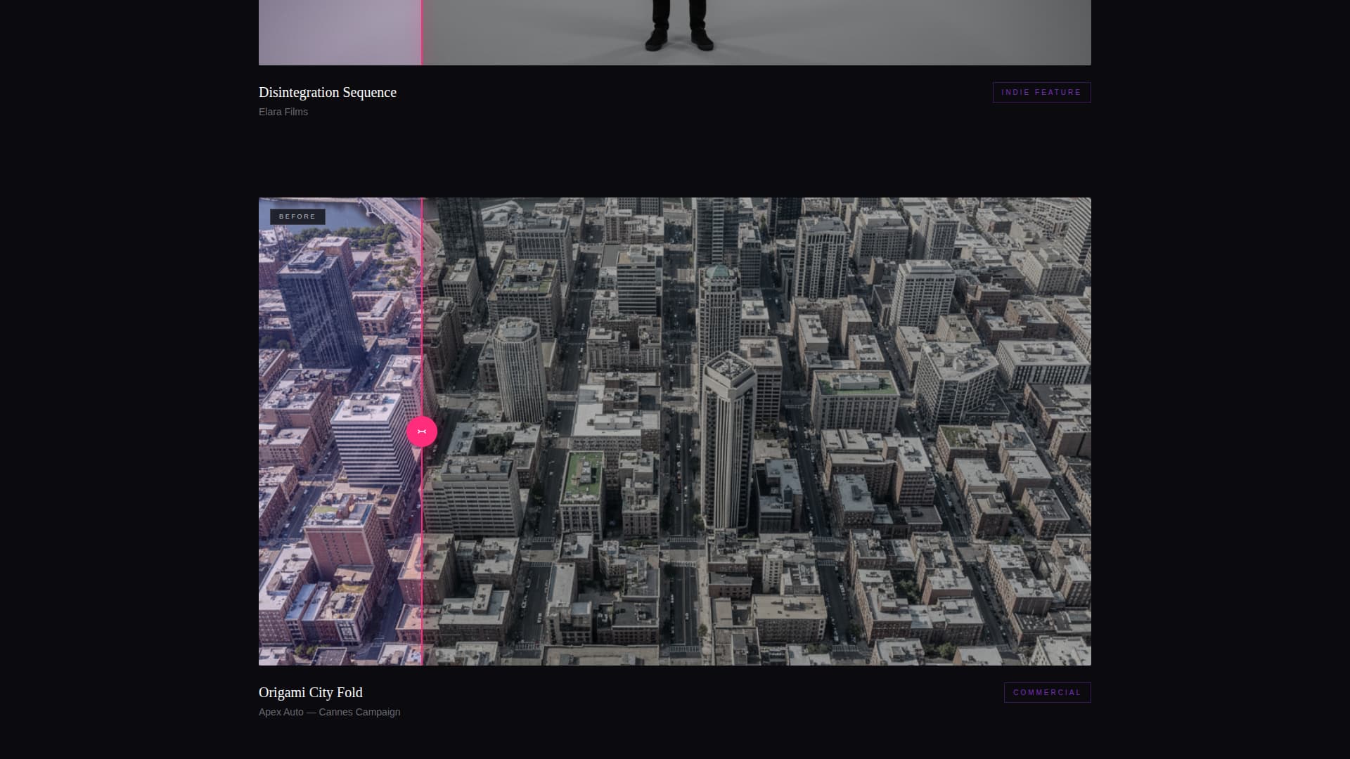 Film & Video Production Booking Website Template
