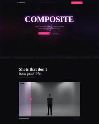 Film & Video Production Booking Website Template