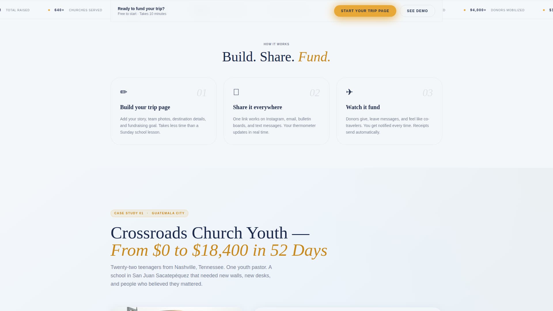 Local Charity & Fundraiser Profile Professional Website Template
