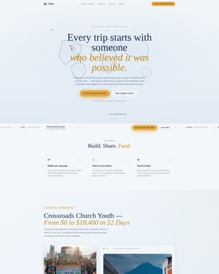 Local Charity & Fundraiser Profile Professional Website Template