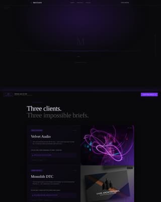 Design Portfolio Booking Website Template