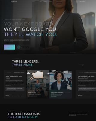 Nonprofit Leader Career Portfolio Website Template