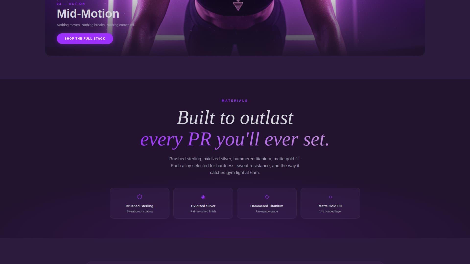Drape - Bold Athleisurejewelry Landing Page Template
