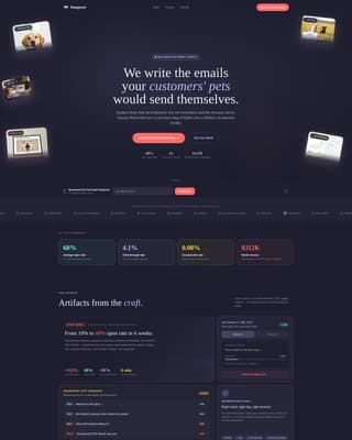 Pet Care Marketing & Agency Reviews Website Template