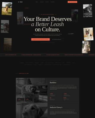 Pet Care Marketing & Agency Blog Website Template