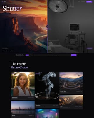 Photographer Portfolio Pre-Launch Website Template