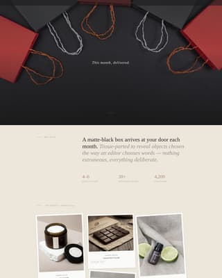 Classic Fashion Pricing & Packages Website Template
