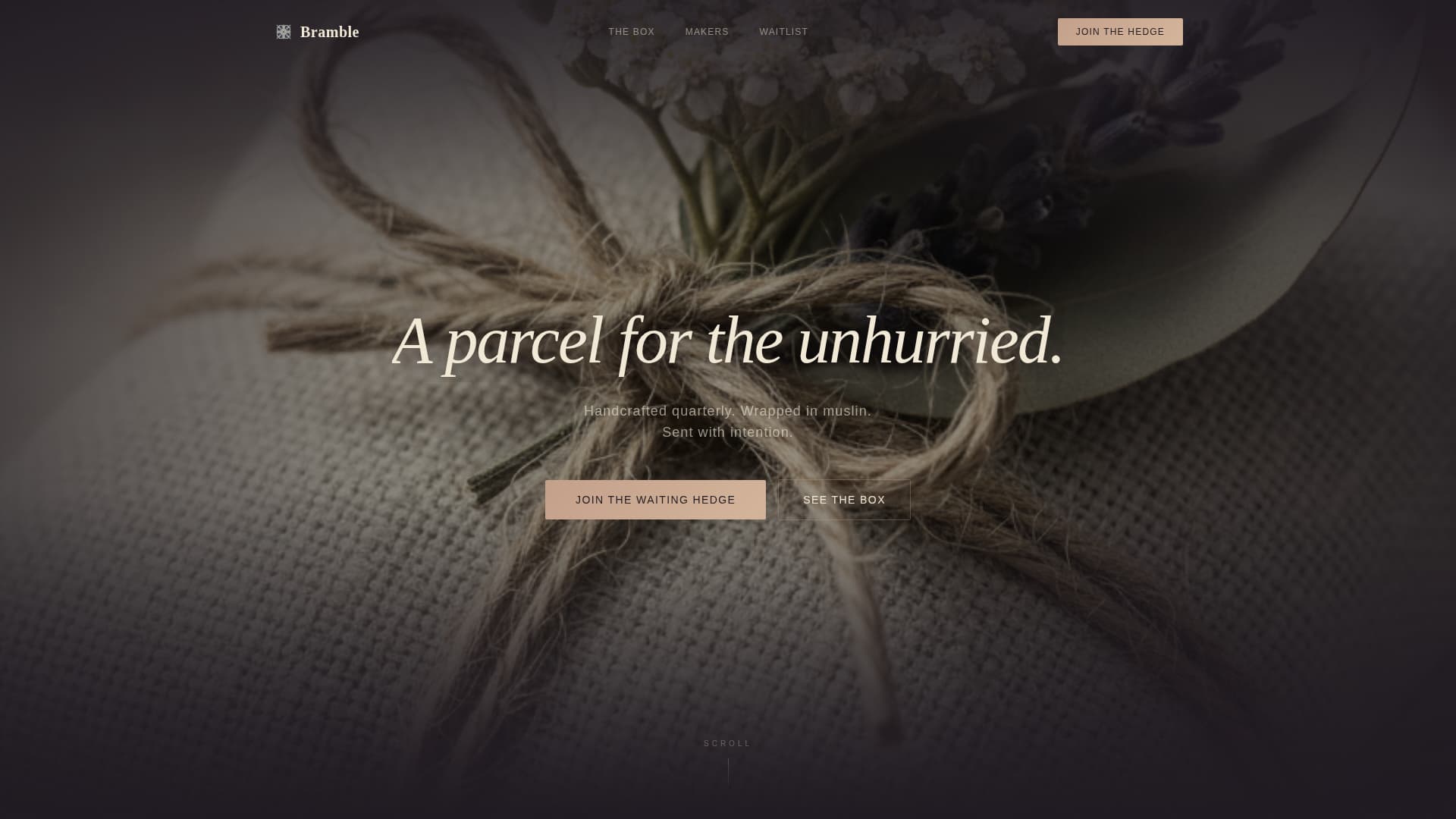 Bramble - Enchanting Subscription Landing Page Template