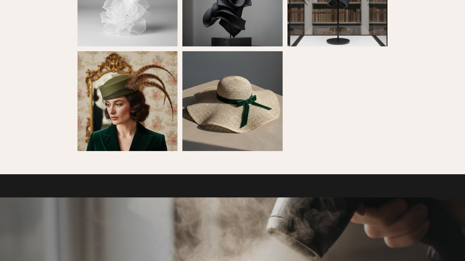 Brim - Elegant Millinery Landing Page Template
