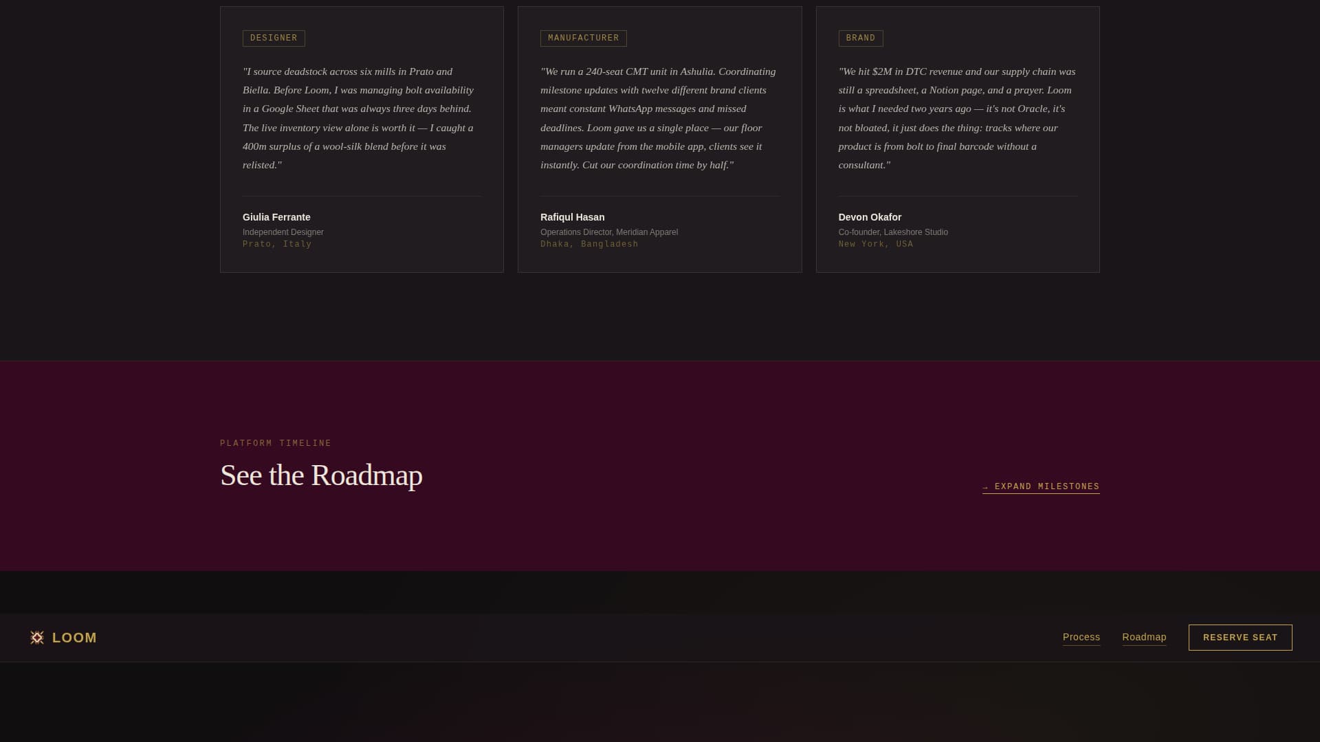 Specialist Fashion Tech & Innovation Pre-Launch & Coming Soon Website Template