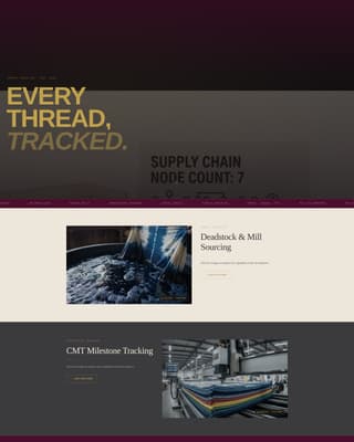 Specialist Fashion Tech & Innovation Pre-Launch & Coming Soon Website Template