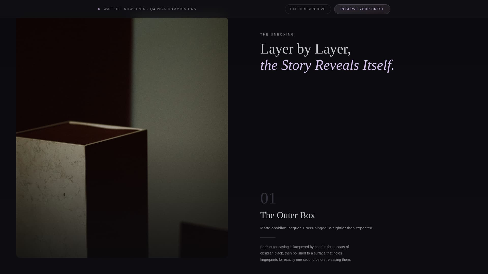 Legacy - Timeless Heirloom Landing Page Template