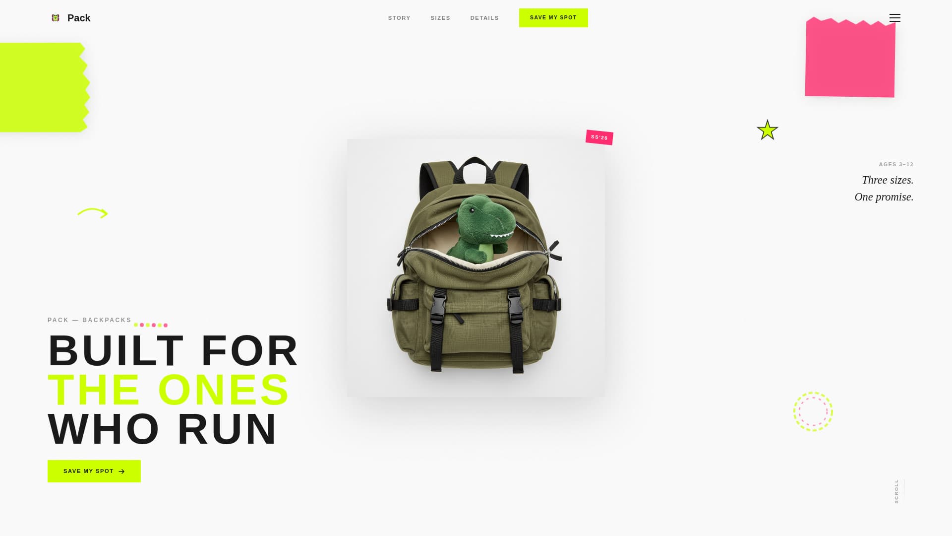 Bag & Luggage Brand Pre-Launch & Coming Soon Website Template