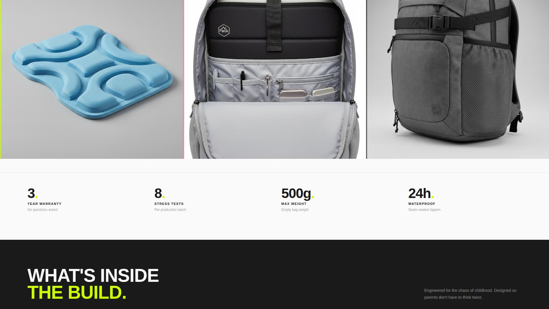 Bag & Luggage Brand Pre-Launch & Coming Soon Website Template