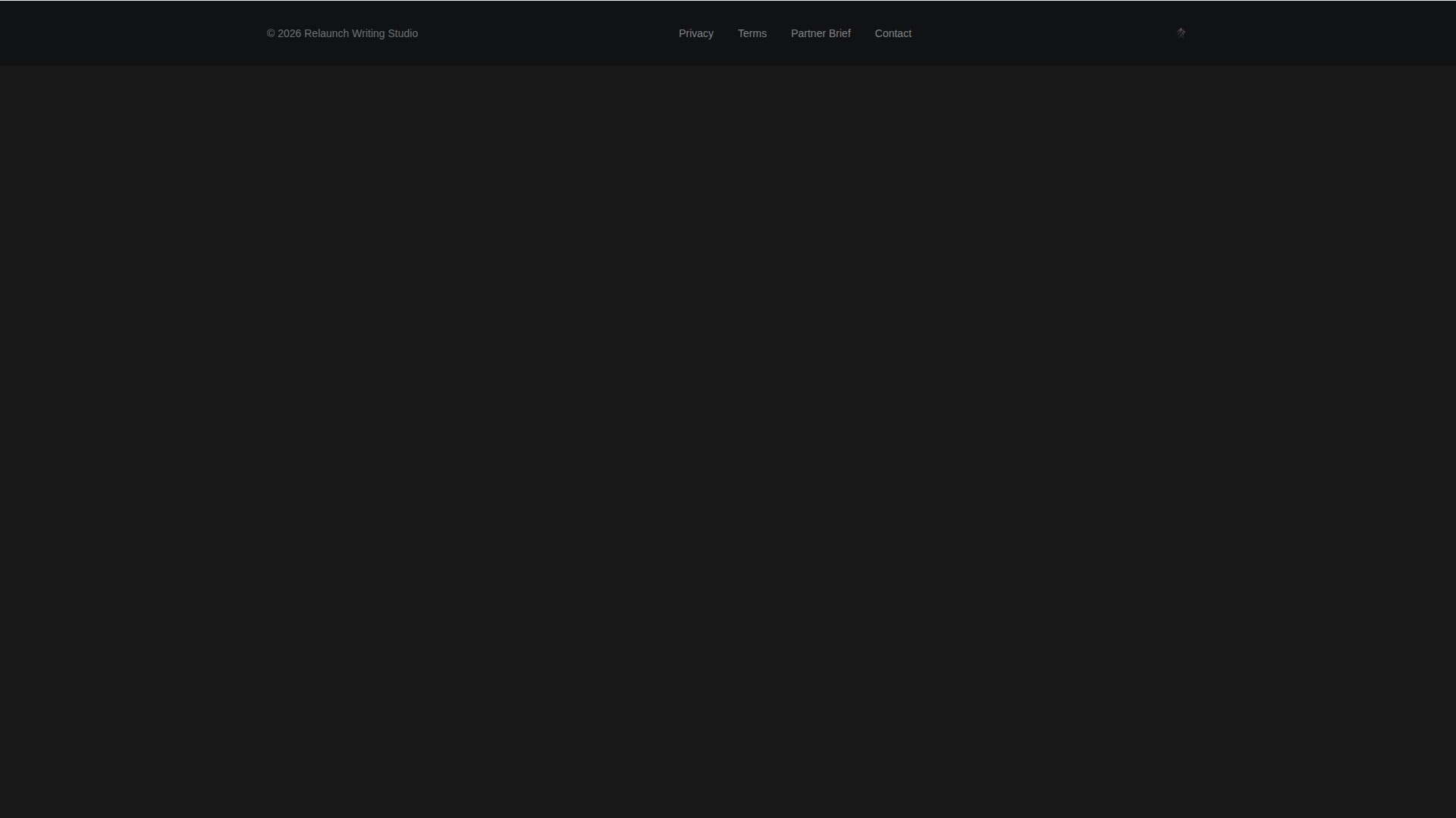 Relaunch - Powerful Returntowork Landing Page Template