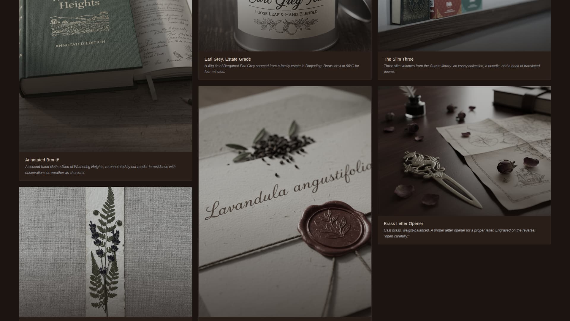 Curate - Immersive Academia Landing Page Template