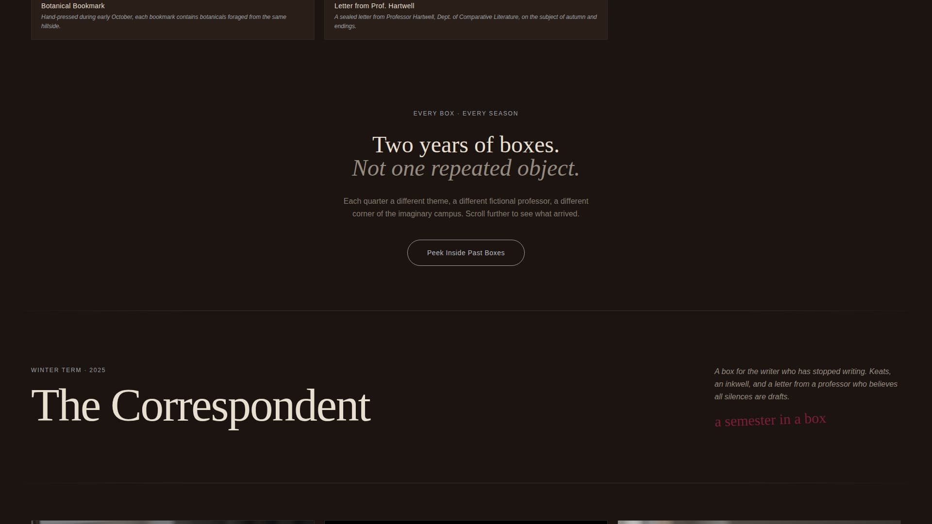 Curate - Immersive Academia Landing Page Template