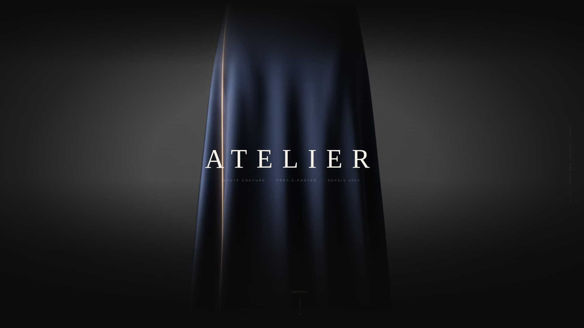 Atelier - Luxe Fashion Landing Page Template