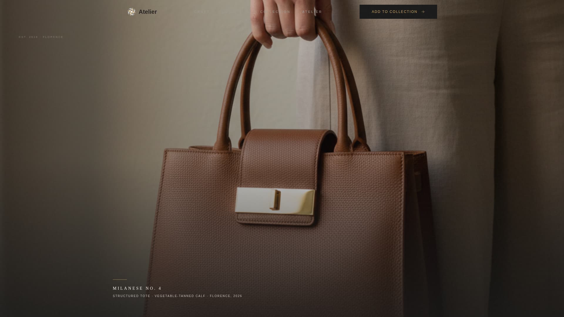 Bag & Luggage Brand Appointment Booking Website Template