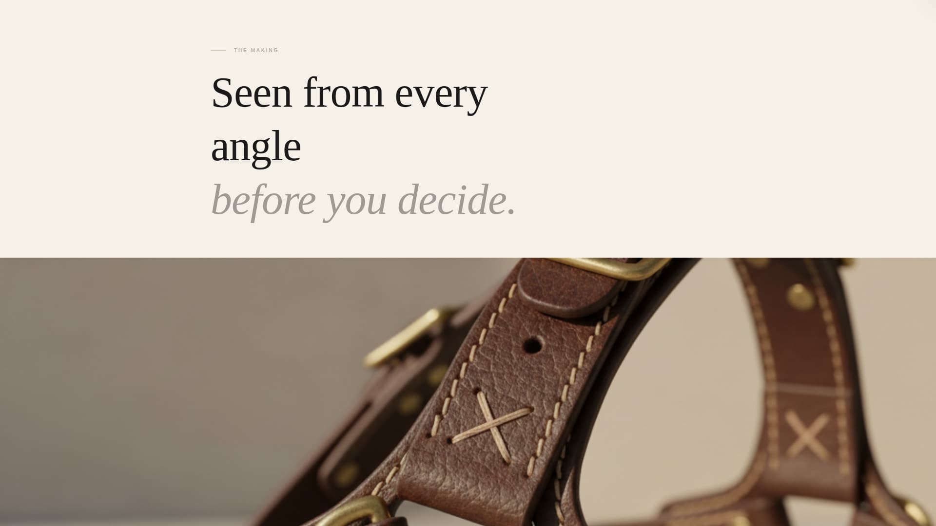 Bag & Luggage Brand Appointment Booking Website Template