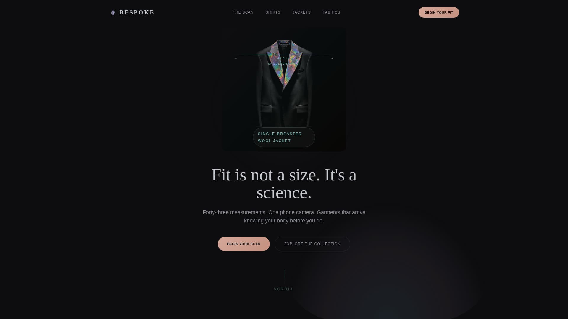 Advanced Fashion Tech & Innovation Pricing & Packages Website Template