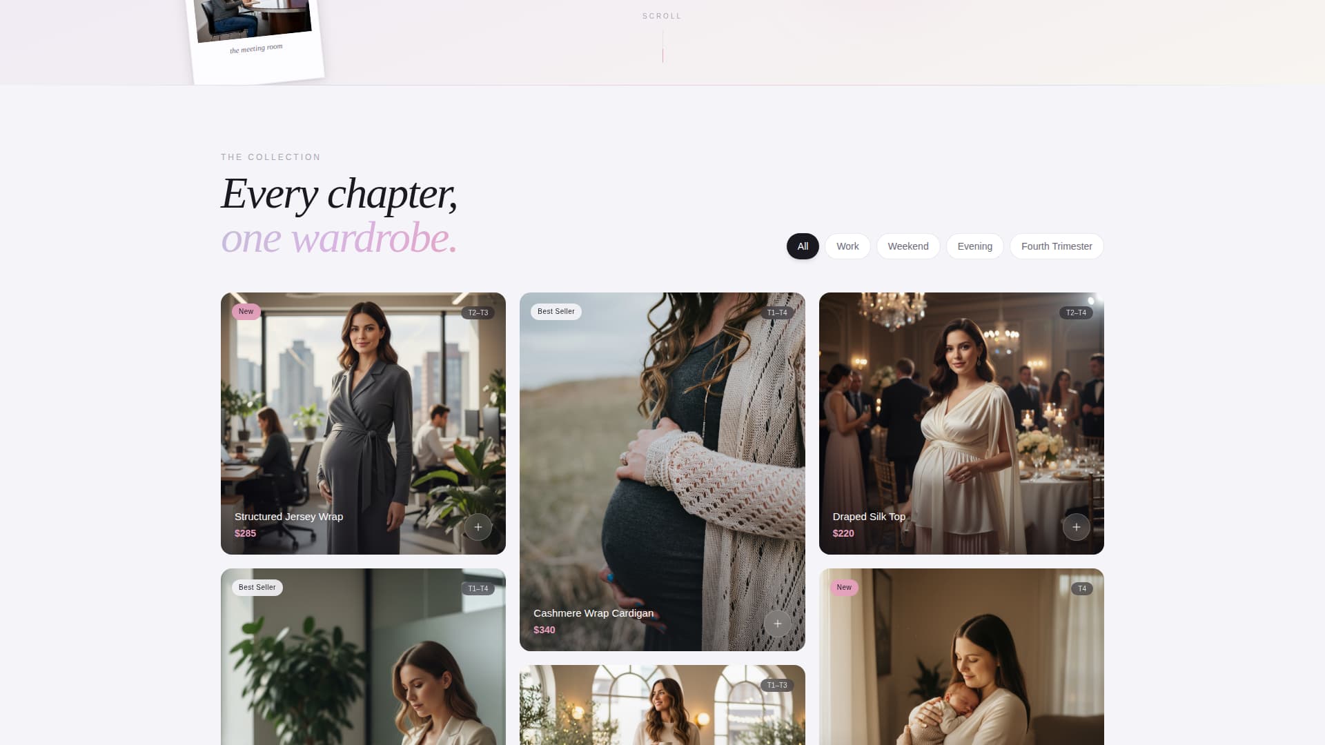Bloom - Architectural Maternity Landing Page Template