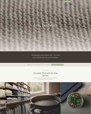 Pare - Elegant Minimalist Landing Page Template