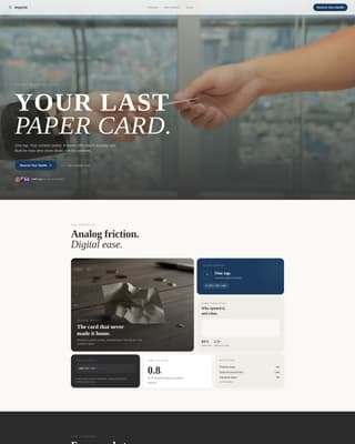 Imprint - Powerful Salesrep Landing Page Template