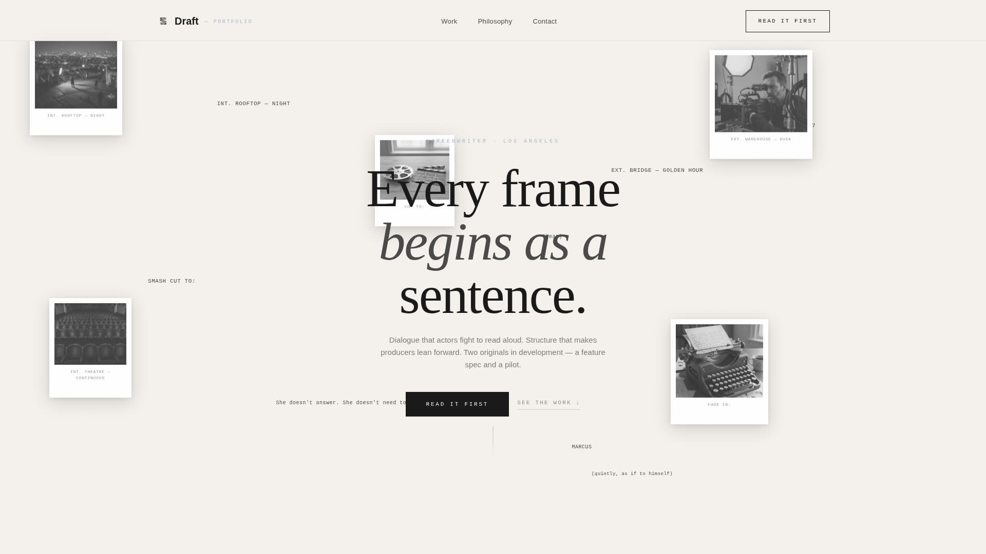 Writing & Content Portfolio Pre-Launch & Coming Soon Website Template