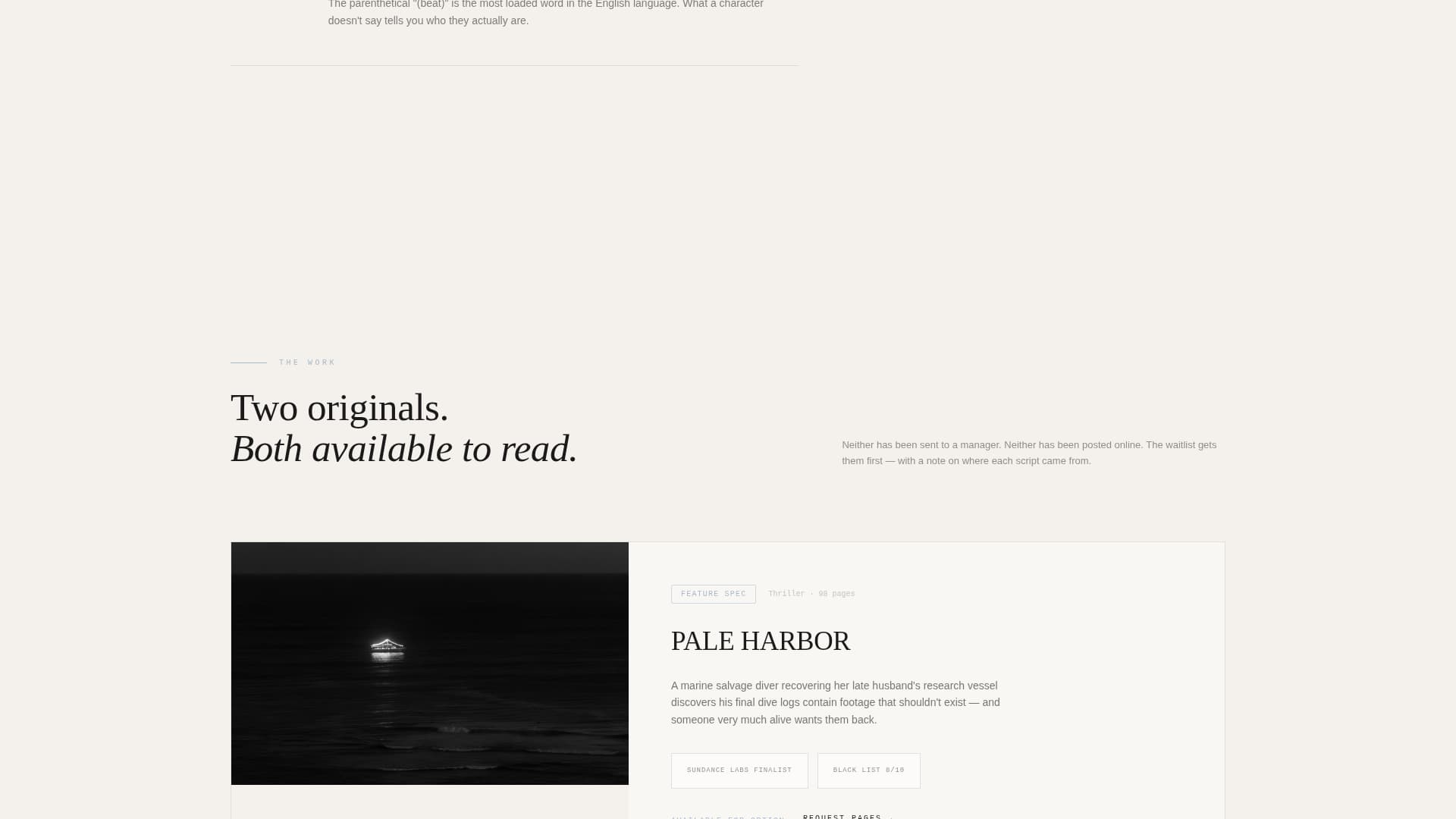 Writing & Content Portfolio Pre-Launch & Coming Soon Website Template