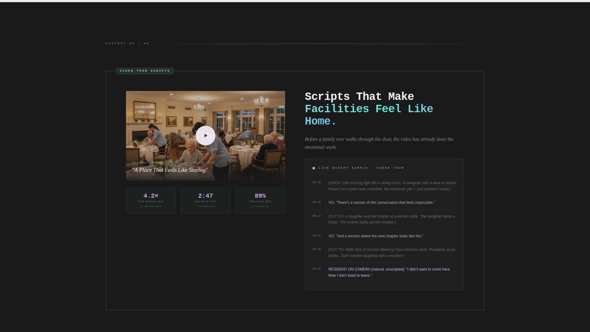 Senior Care Home Care Agency Website Template