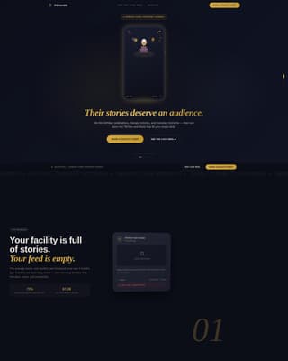 Senior Care Marketing Agency Website Template