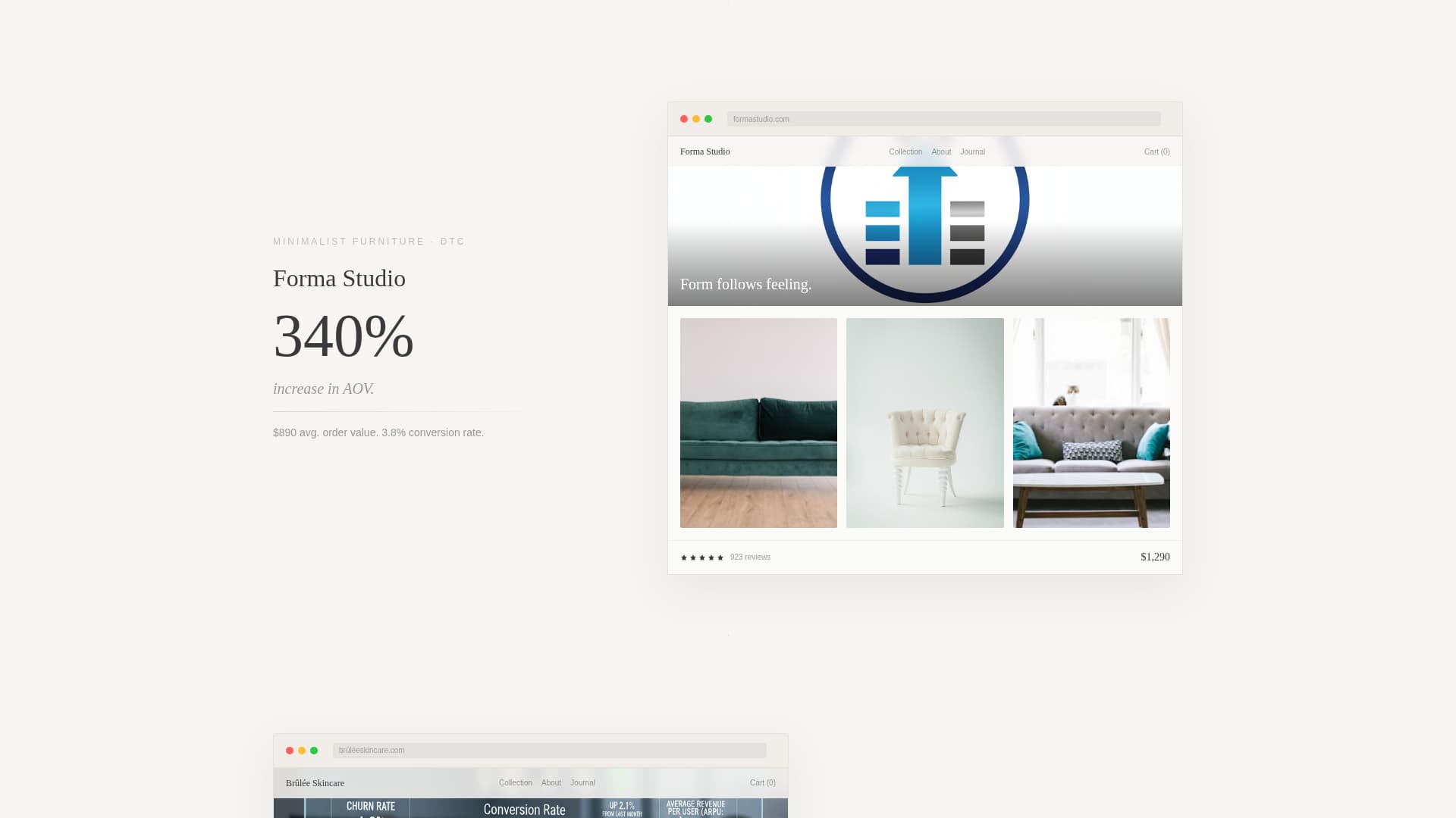 Shopify Development Agency Portfolio Website Template